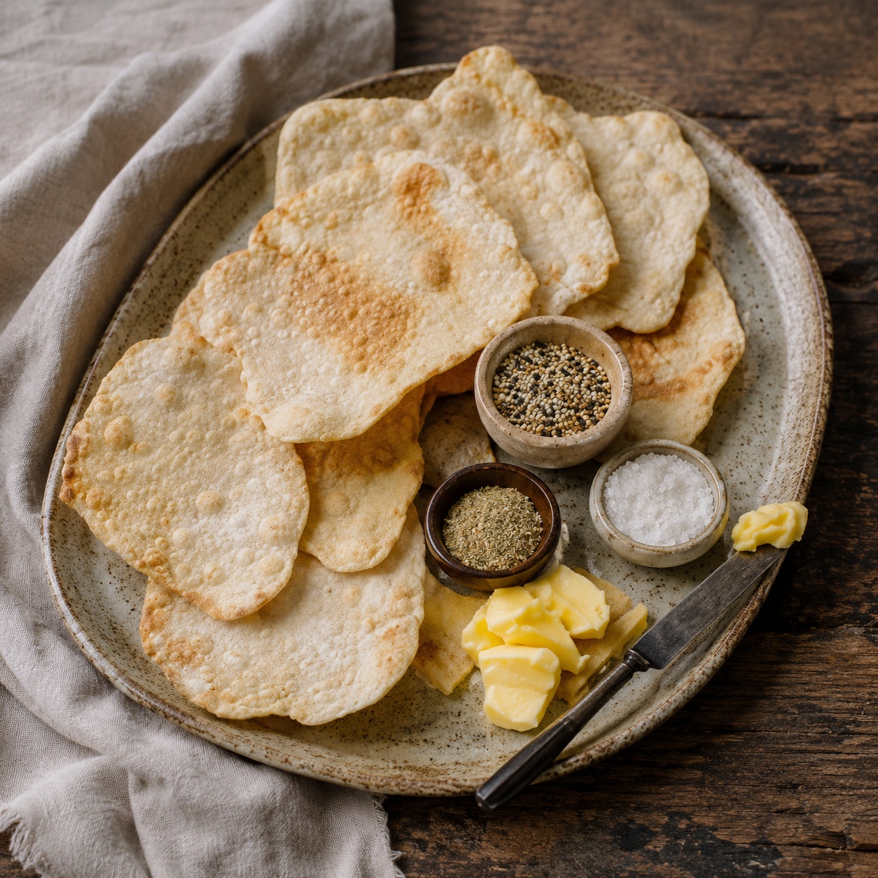 Crisp Homemade Matzo