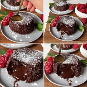 Easy Chocolate Molten Lava Cakes