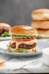 Homemade Black Bean Burger