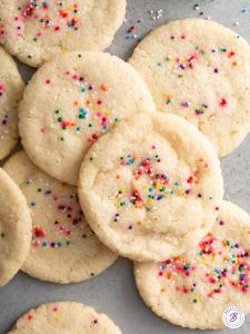 {3 Ingredient} Sugar Cookies