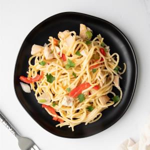 Turkey Tetrazzini with Cream of Mushroom Soup