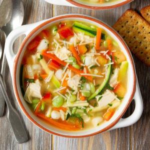 And Healthy Turkey Veggie Soup